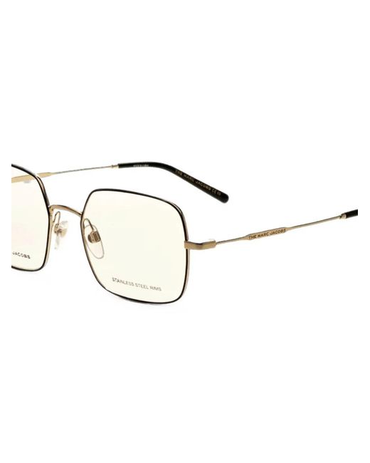 Marc Jacobs White Square-Frame Glasses