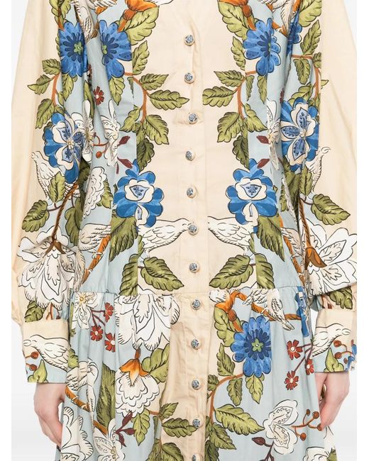 Farm Rio White Garden Dress