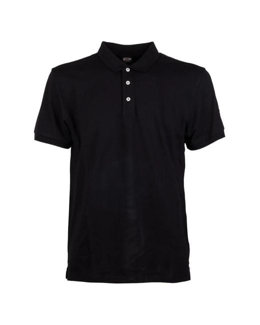 Colmar Black Buttoned Polo Shirt for men