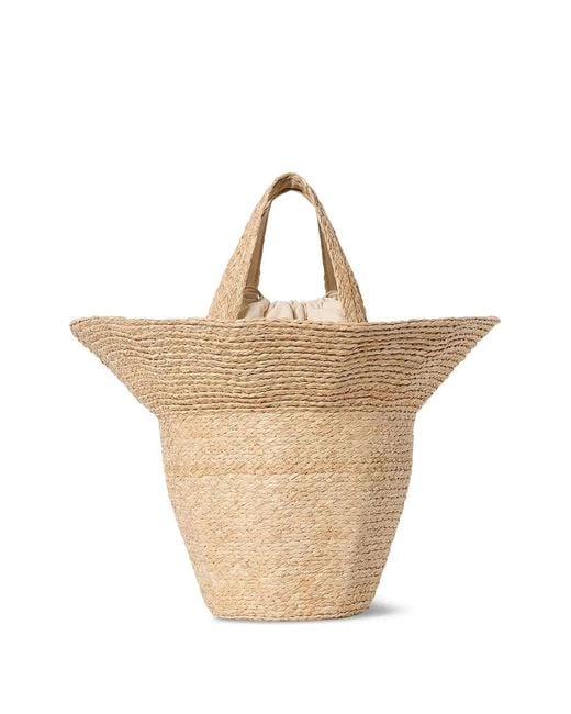 The Row Natural Sol Woven Straw Tote Bag