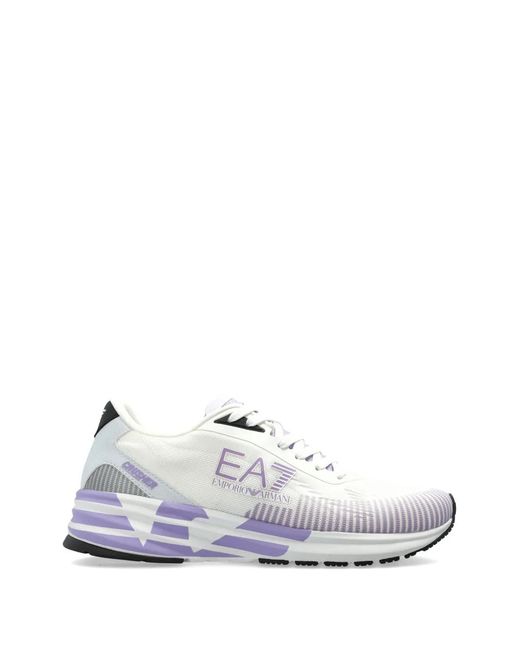 EA7 White Crusher Distance 2.0 Sneakers