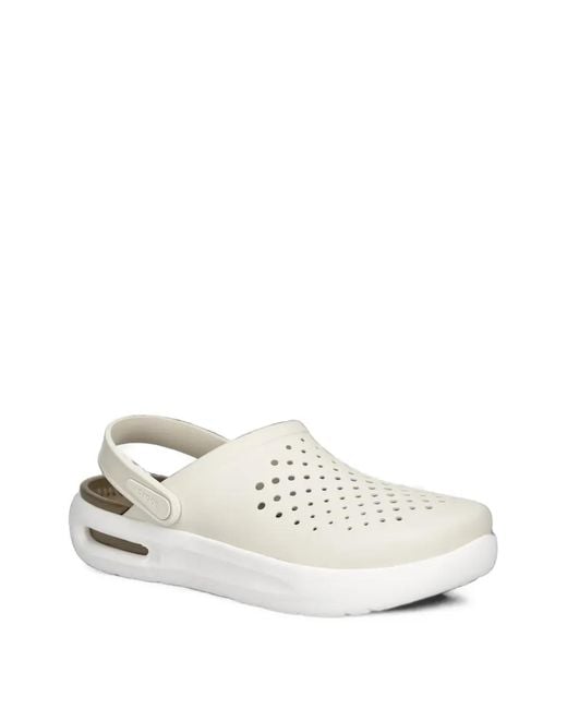 CROCSTM White Literide Perforated Clogs
