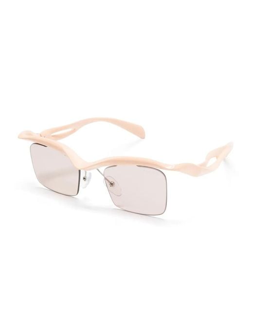 Prada Pink Morph Square-Frame Sunglasses