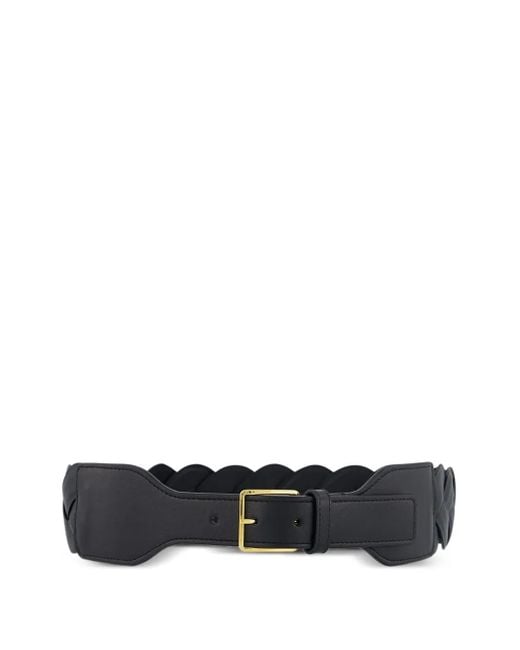 Ceinture En Cuir À Boucle Carrée Altuzarra en coloris White