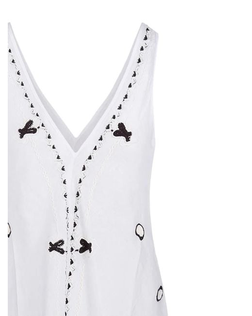 P.A.R.O.S.H. White Parosh Dress Beach