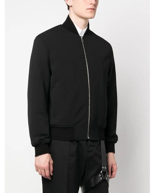 Givenchy Black Wool Bomber Jacket for men