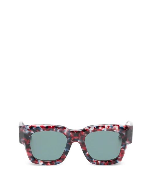Thom Browne Gray Square Frame Sunglasses