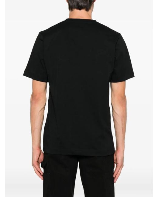 Camiseta con logo estampado Etudes Studio de hombre de color Black
