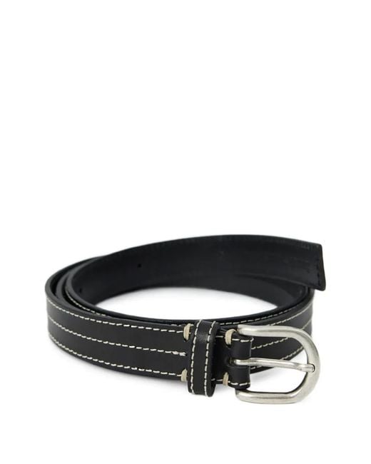 mfpen Black Stitching Belt