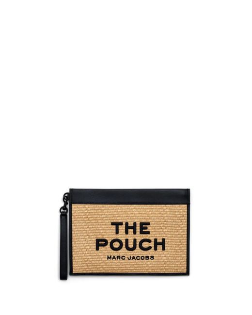 Marc Jacobs The Large Woven Clutch in het Natural