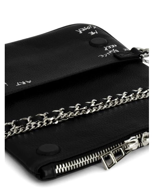Zadig & Voltaire Black Rock Nano Clutch Bag