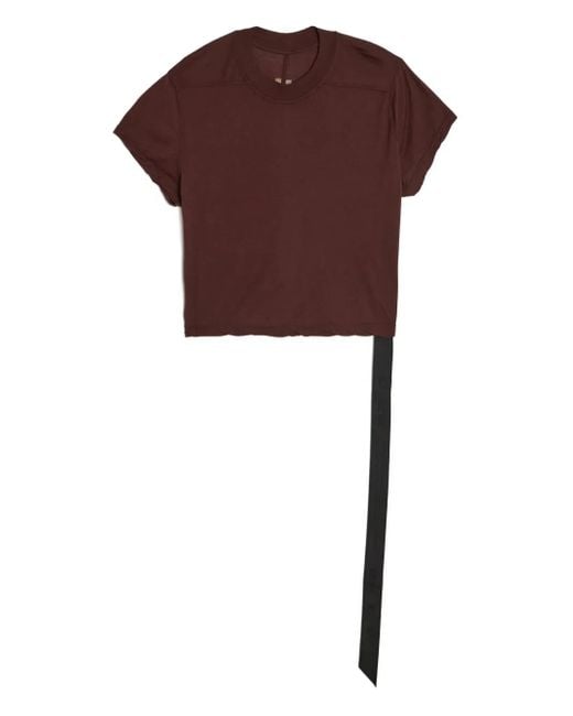 Rick Owens Purple Organic Cotton T-Shirt