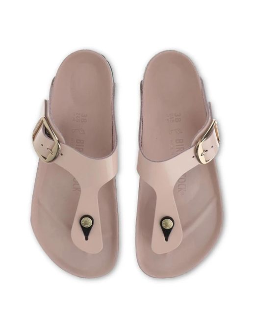 Birkenstock Brown Gizeh Flip-Flops