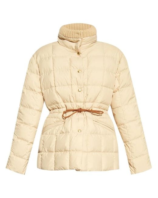 Moncler Natural Coats & Jackets