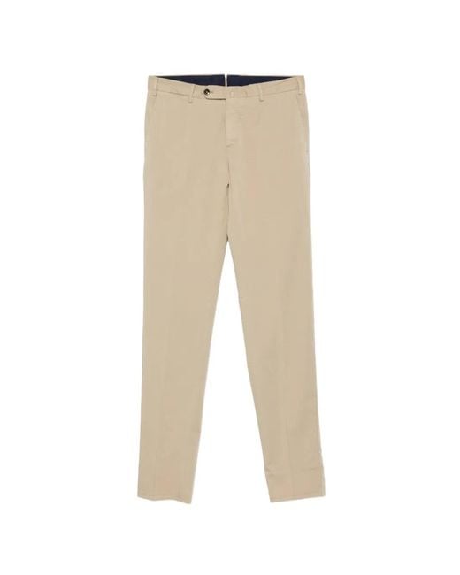 PT Torino Natural Button Trousers for men
