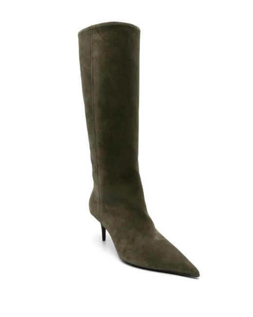 Fabiana Filippi Green 65Mm Suede Boots