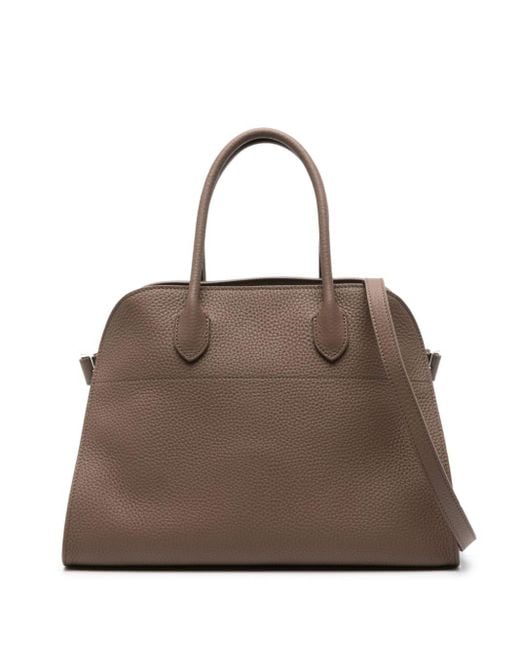 The Row Brown Soft Margaux 12 Tote Bag