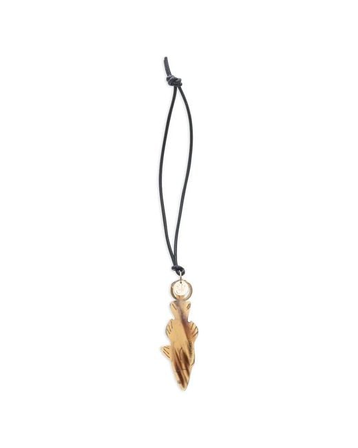J.W. Anderson Metallic Fish-Motif Charm
