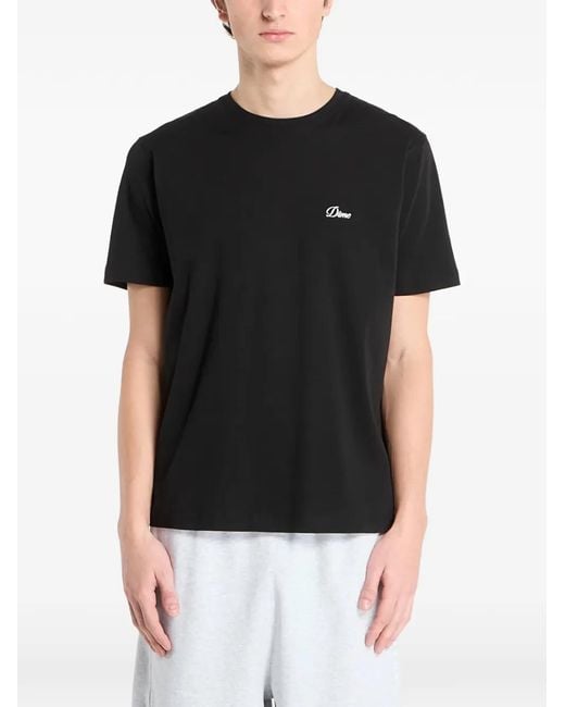Dime Black Cursive Logo T-Shirt