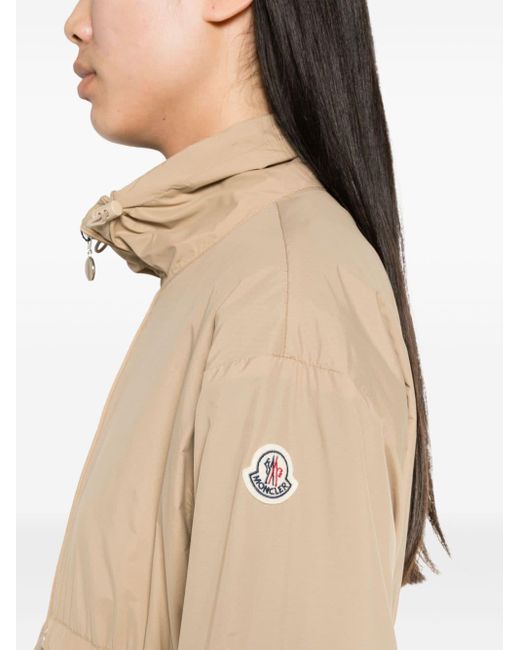 Moncler Natural Beige Iadi Parka Jacket - Women's - Polyester/polyamide