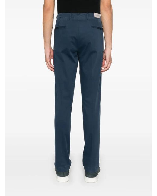 Corneliani Blue Canvas Chinos for men