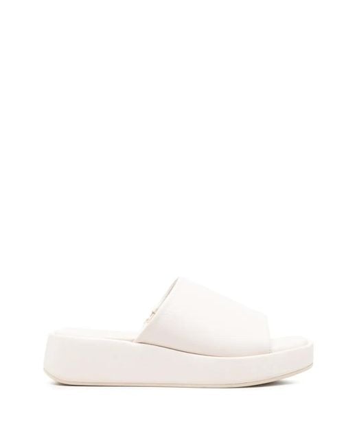 Mexx White Platform Sandals