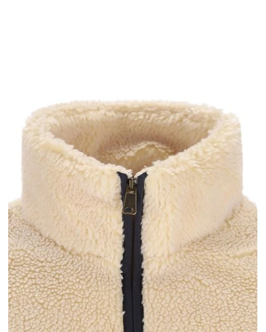 Napapijri Natural Logo-Patch Zip-Up Sweater for men