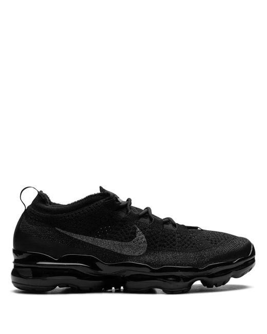 Nike Black Air Vapormax 2023 Flyknit "Triple" Sneakers