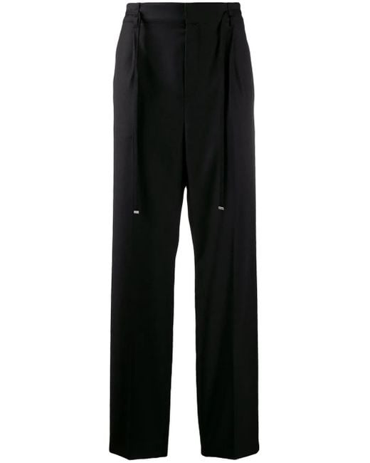 メンズ Saint Laurent サンローラン テーラード ジョガーパンツ Black