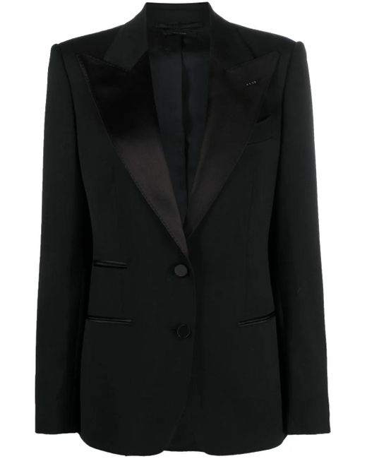 Tom Ford Black Single-Breasted Blazer