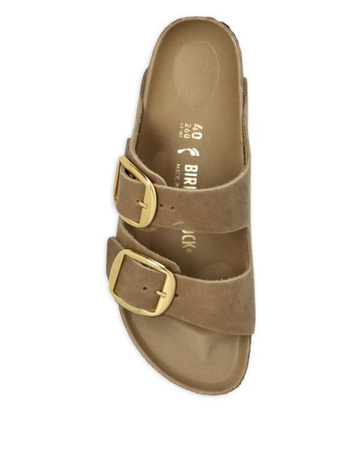 Birkenstock Brown Arizona Big Buckle Tabacco, Oiled Leather