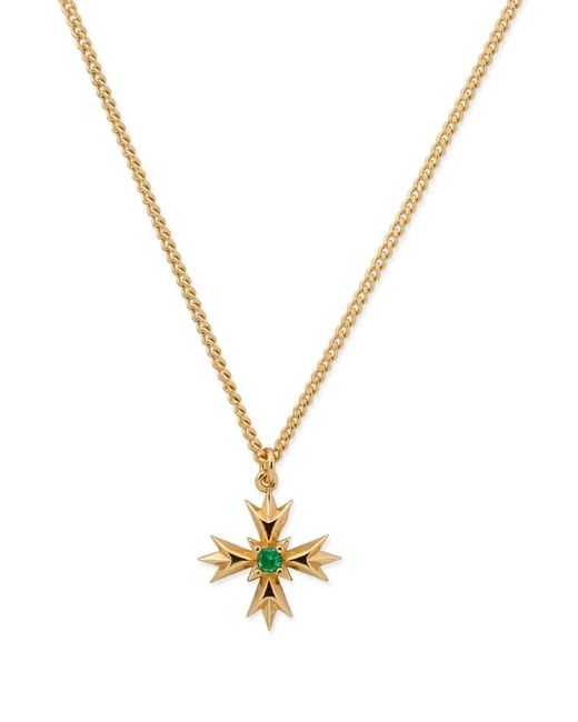 Emanuele Bicocchi Metallic Crest Crystal Necklace