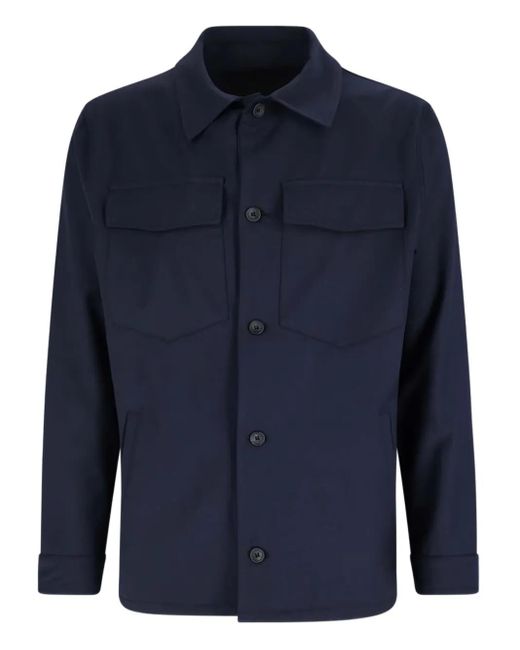 White Sand Blue Buttoned Shirt for men