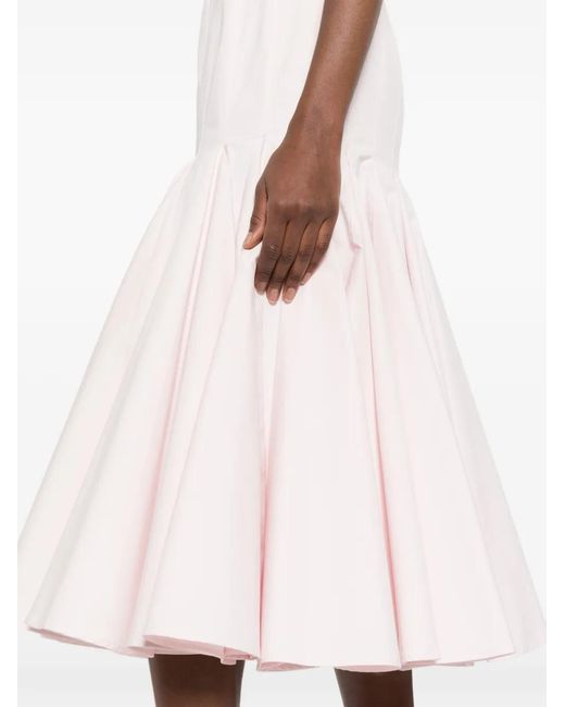 Jacquemus Pink A Line Midi Dress