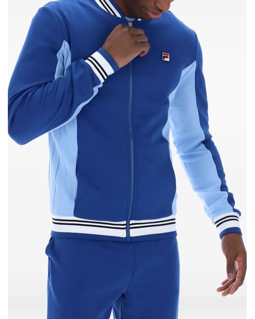Fila Blue Settanta Jkt Baseball Track Jacket for men