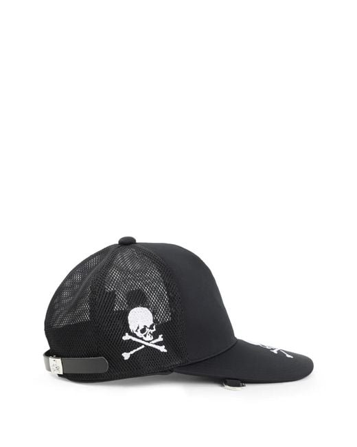 Mastermind Japan Black Skull Mesh Cap for men