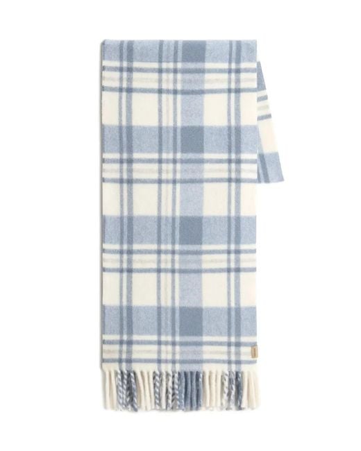 Woolrich Geruite Sjaal in het Blue voor heren