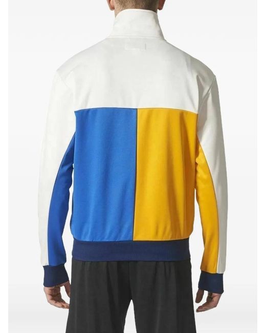 Adidas White Colourblock Lightweight Jacket for men