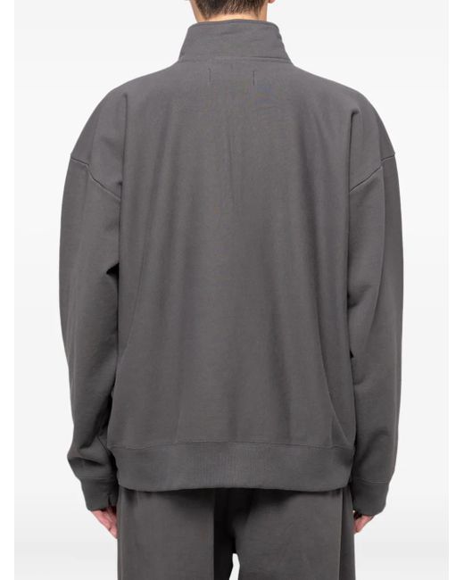 in・stru(men-tal) Gray Half-Zip Pullover Sweatshirt for men
