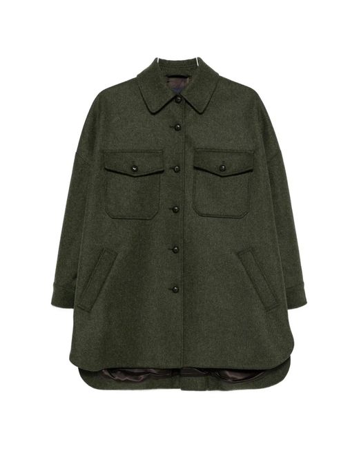 Schneiders Green Button-Fastening Single Breasted Coat