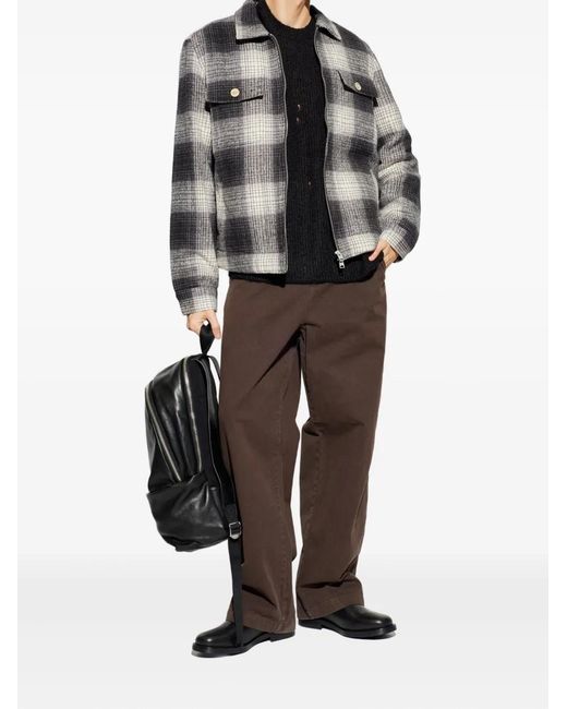 AllSaints Black Edgin Distressed Sweater for men