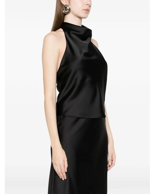 Imperial Black Halterneck Top