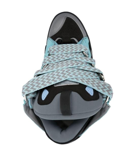 Sneakers Curb in pelle di Lanvin in Blue da Uomo