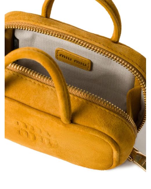 Mini Sac À Main Beau Miu Miu en coloris Metallic