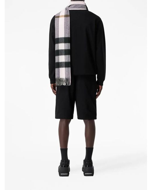 Sciarpa A Quadri di Burberry in White