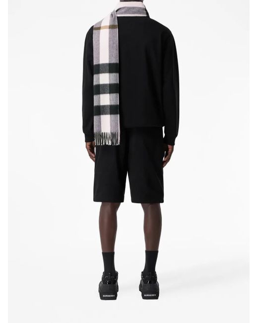 Sciarpa A Quadri di Burberry in White