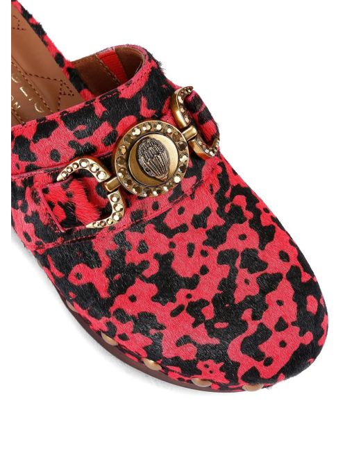 Mules Mansion con tacón de 35 mm Kurt Geiger de color Red