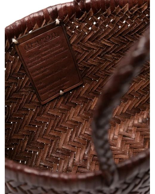 Dragon Diffusion Brown Mini Flat Gora Tote Bag