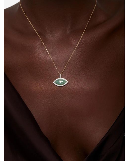 Mateo Green Eve Jade Diamond Necklace