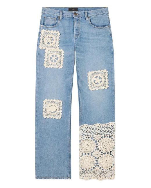 Alanui Blue Island's Diary Jeans